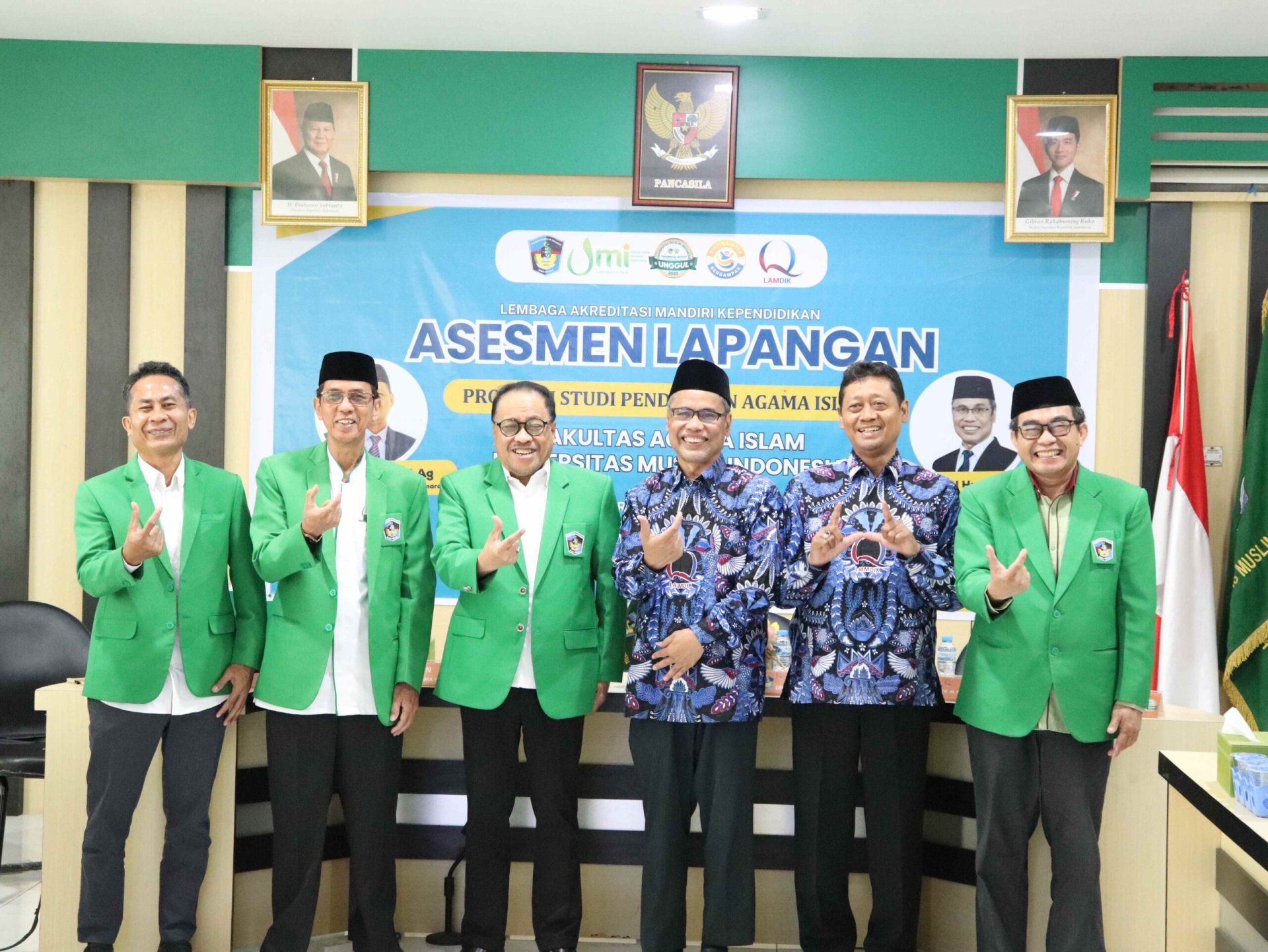 Field Assessment of Accreditation of the FAI-UMI Islamic Religious Education Study Program by the Assessor Team from LAMDIK