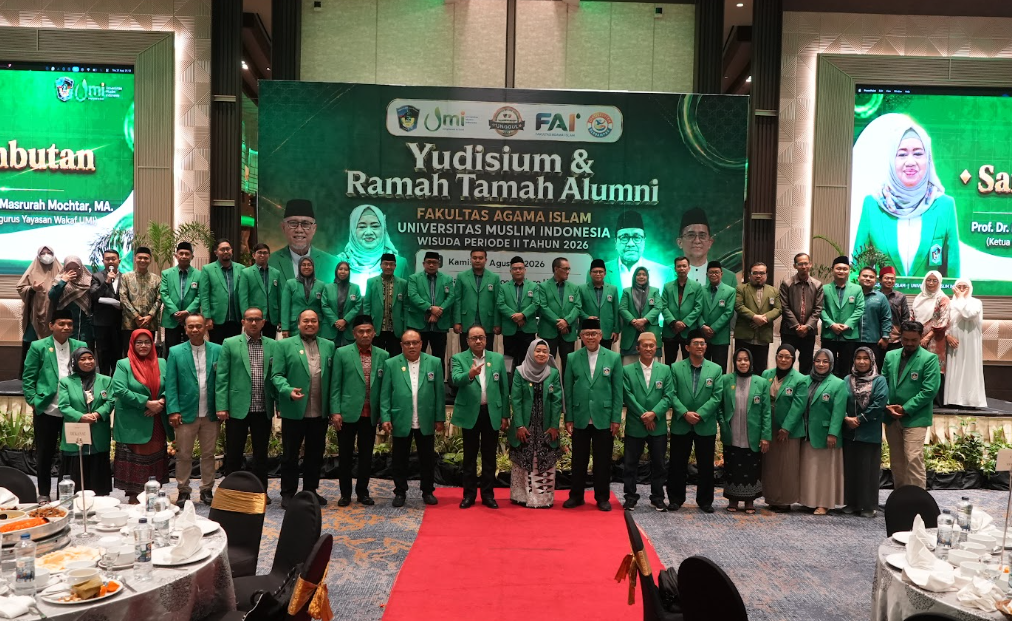 FAI UMI Kukuhkan 208 Calon Wisudawan, Perkuat Komitmen Lahirkan Alumni Berilmu dan Berakhlak